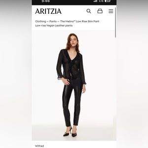 Wilfred Melina - Low Rise Slim in Black